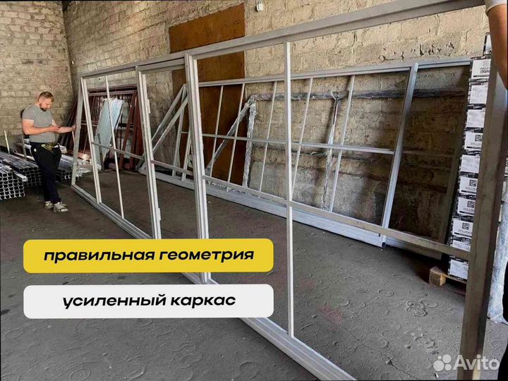 Откатные ворота для дома без монтажа