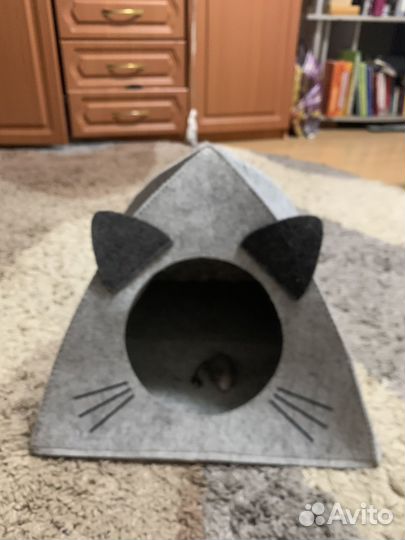 Игрушки для кошек,домик лежанка