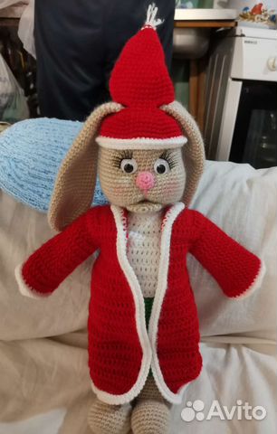 Мягкая игрушка заяц ручная работа