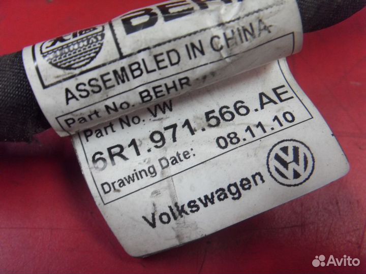 Проводка 6R1971566AE Volkswagen Polo (6R1 HB) Поло