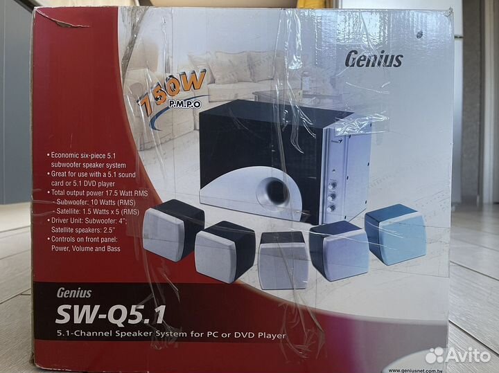 Колонки для компьютера с сабвуфером