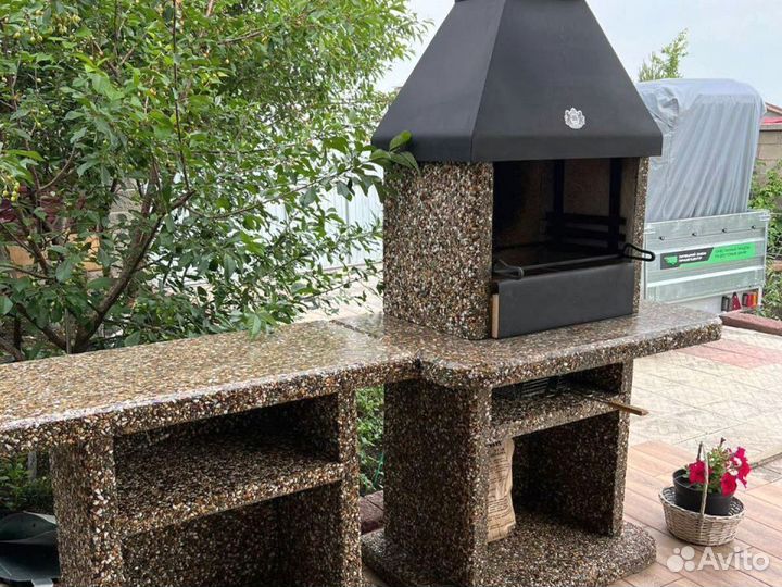 Печь барбекю, печь под казан, гриль, мангал