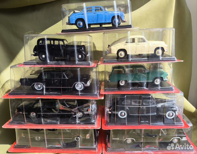 Модель в масштабе 1:24 ашет коллекция ЗИЛ газ раф