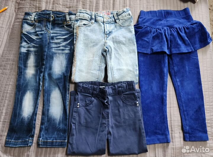 Джинсы для девочки 98
