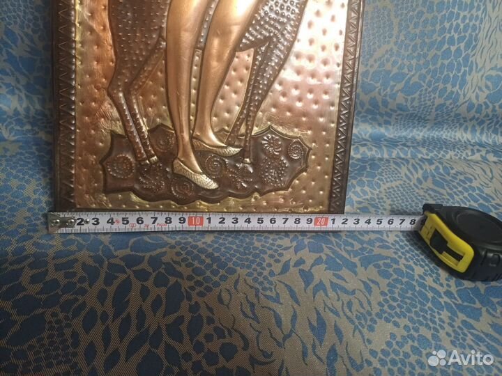 Картина медная чеканка СССР