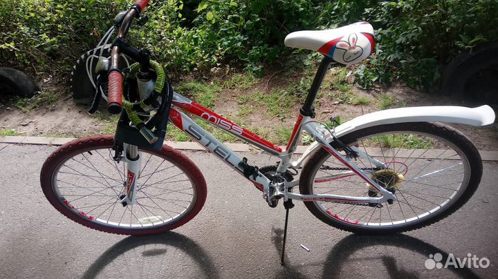 Женский велосипед stels miss +супер замок