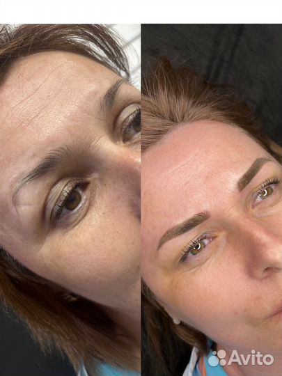 Брови окрашивание