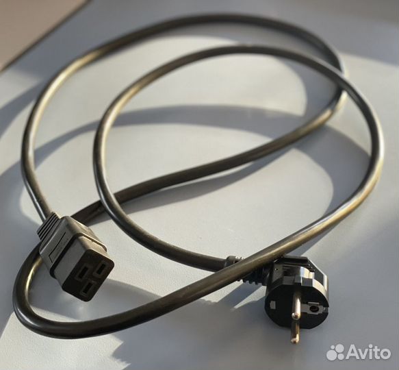 Кабель питания для асика с разъёмом С19 3х2,5мм2