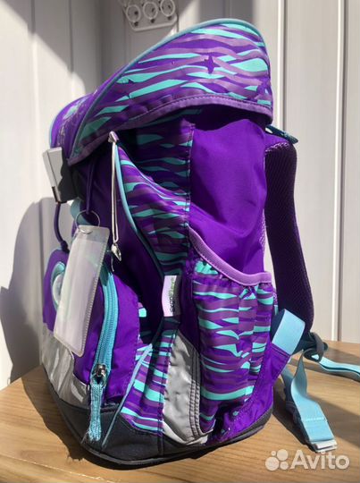 Ранец DerDieDas Ergoflex XL Серебристый дельфин