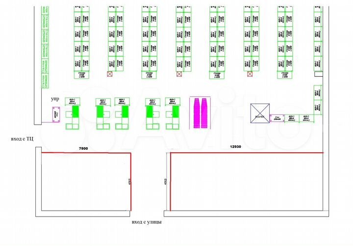 Торговая площадь, 63.49 м²