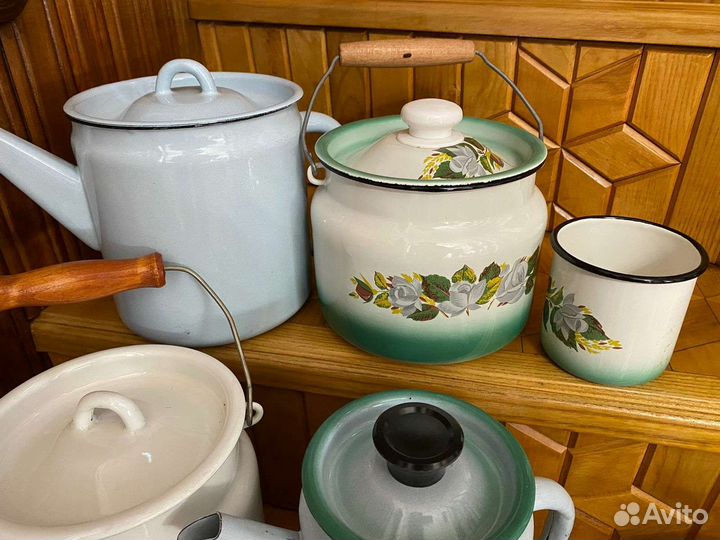 Посуда эмалированная новая СССР