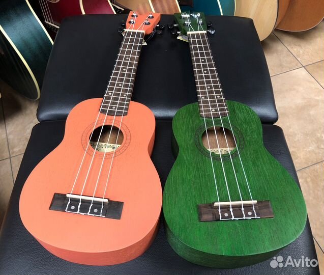 Укулеле сопрано. Индонезия (разные цвета)