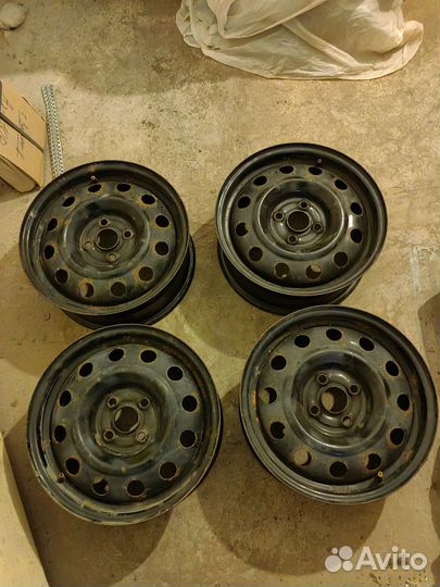 Заводские штампованные диски KIA RIO