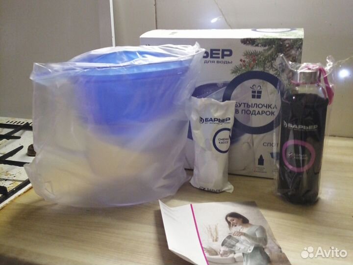 Фильтр - кувшин для воды, Барьер, 4 л.+ бутылочка