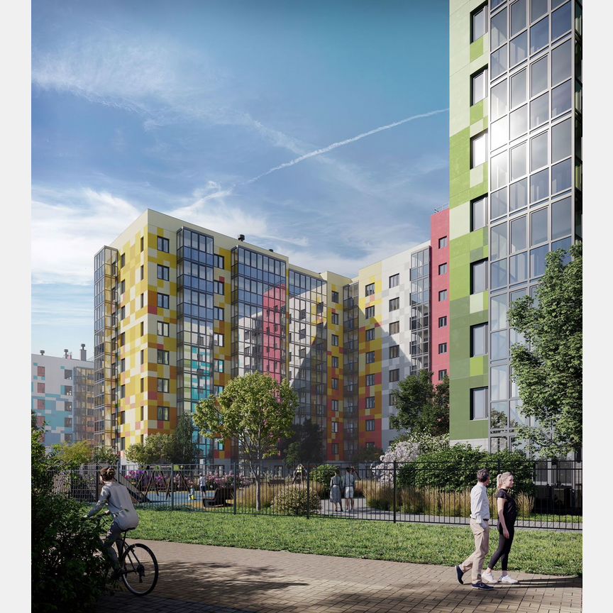 1-к. квартира, 40,5 м², 6/9 эт.