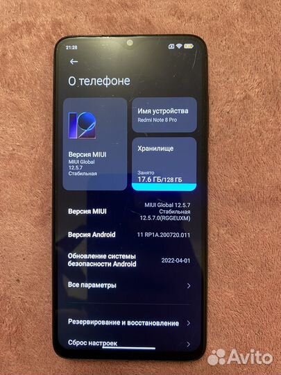 Xiaomi redmi note 8 pro 6 128gb