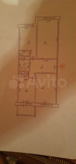 3-к. квартира, 85,9 м², 2/5 эт.