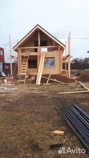 Сруб бани, ручная рубка, заказы