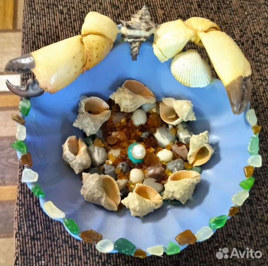 Декоративные камушки, клешни и т.п