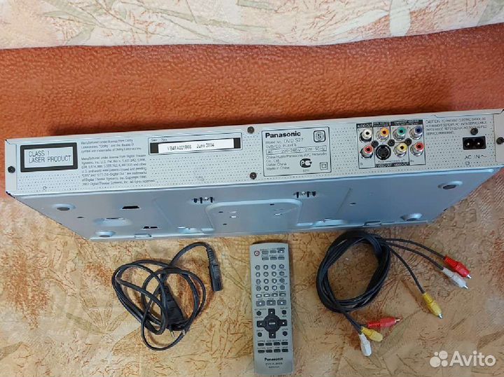 Panasonic DVD S-27 DVD/CD плеер