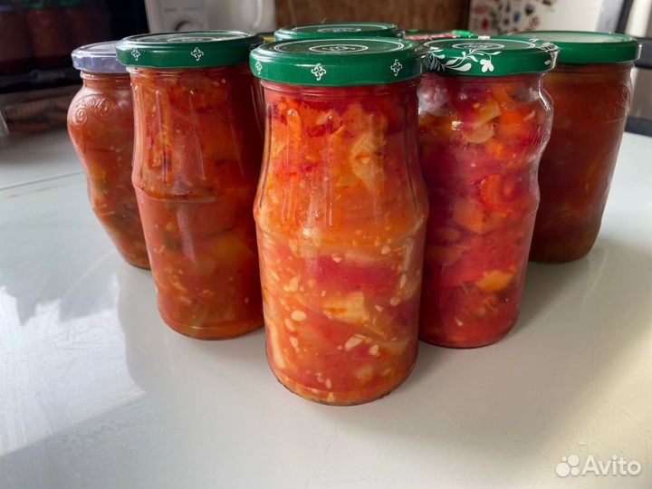 Консервированые салаты на зиму