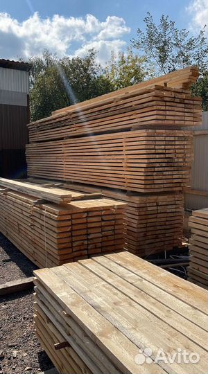 Доска обрезная 40х200х6000мм