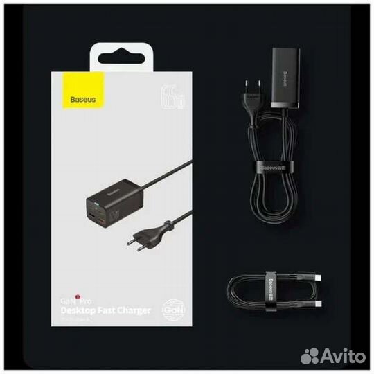 Baseus GaN3 Pro 2C+2U 65W EU