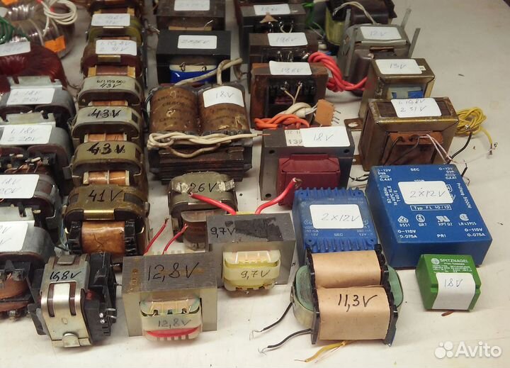 Трансформаторы 220V. Много разных Uвых