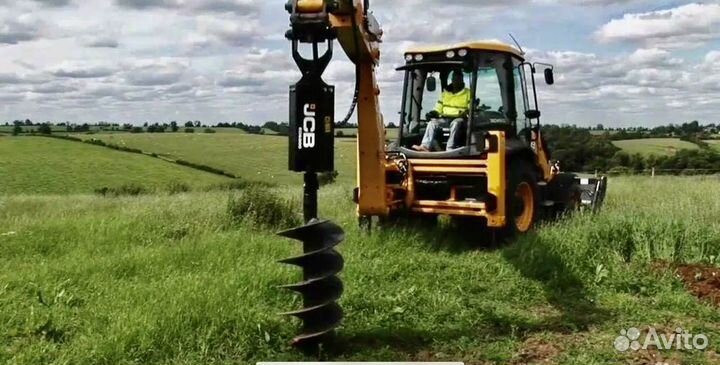 Аренда ямобура услуги. Шнек 200,400