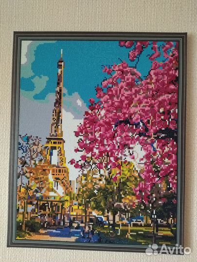 Алмазная картина, готовая работа, 40х50