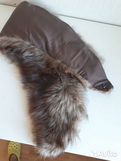 Меховой воротник песец