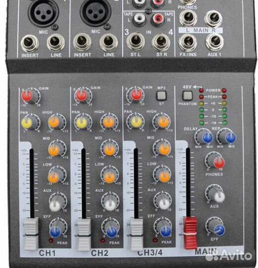 Микшер, микшерный пульт новый Audio Mixer F4
