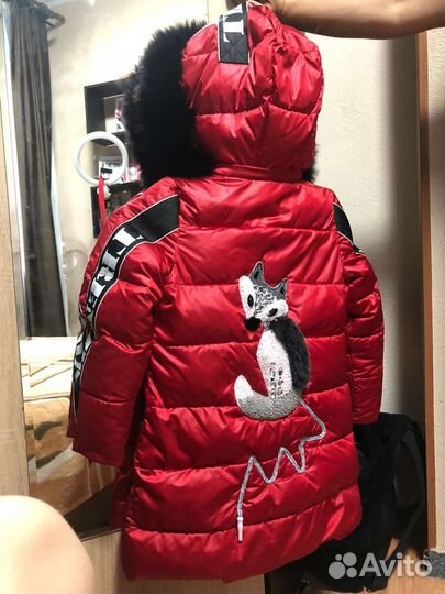 Детская куртка для девочки 4-6 лет