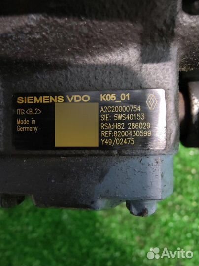 Тнвд Renault Megane 2 К9К