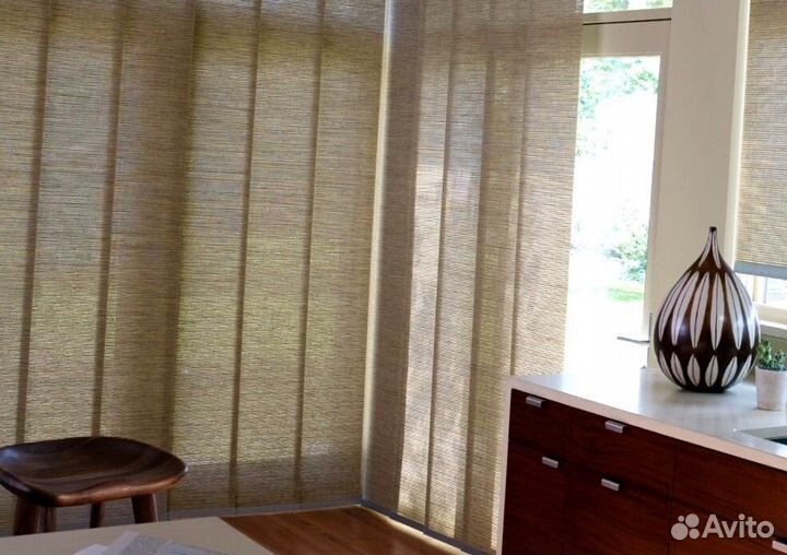 Бамбуковые жалюзи и шторы