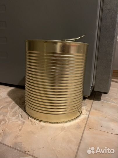 Жестяная банка бу