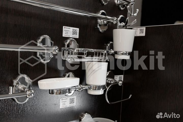 Стакан для зубных щеток Veragio stanford VR.STD-7743.CR с витрины