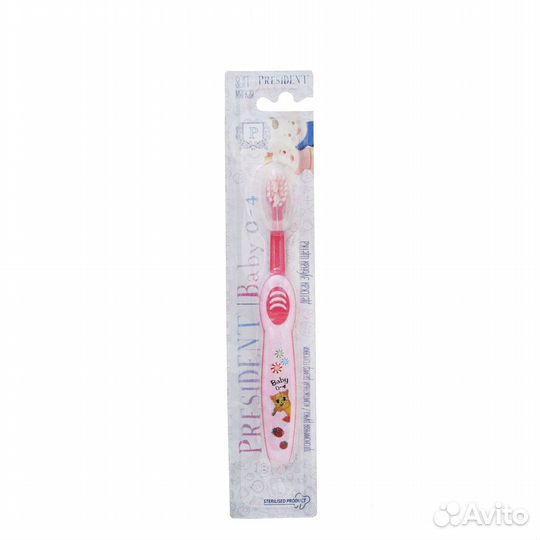 President. Зубная щетка детская Baby, от 0 до 4 ле