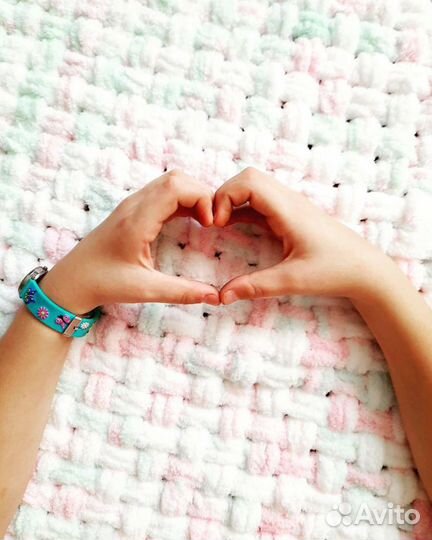 Плед из Ализе Пуффи