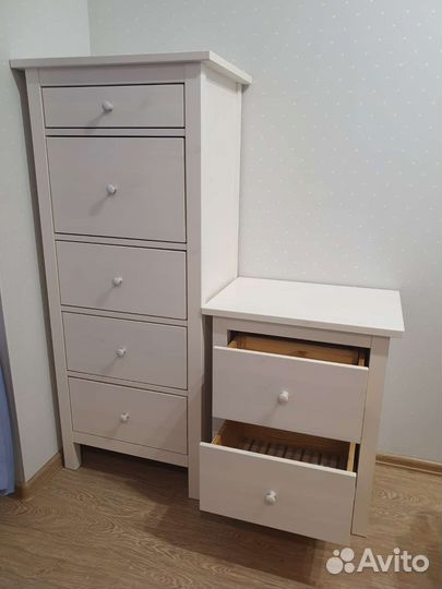 Тумба прикроватная IKEA белая