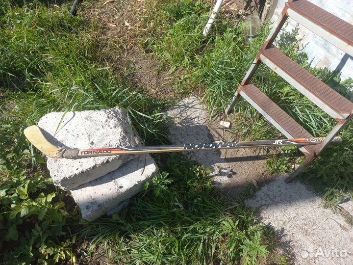 Коньки и клюшка