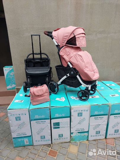 Коляска baballo future 2023 (Pink White)