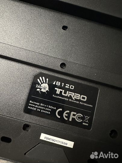 Игровая клавиатура A4Tech bloody b120 turbo