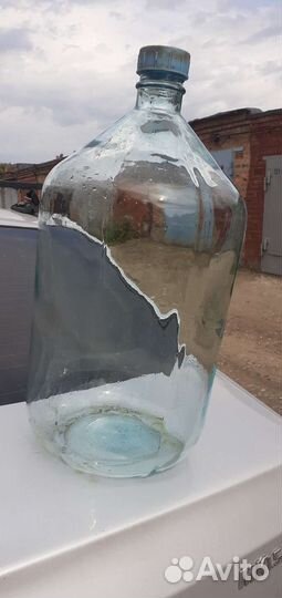 Бутылка стеклянная 20 литров