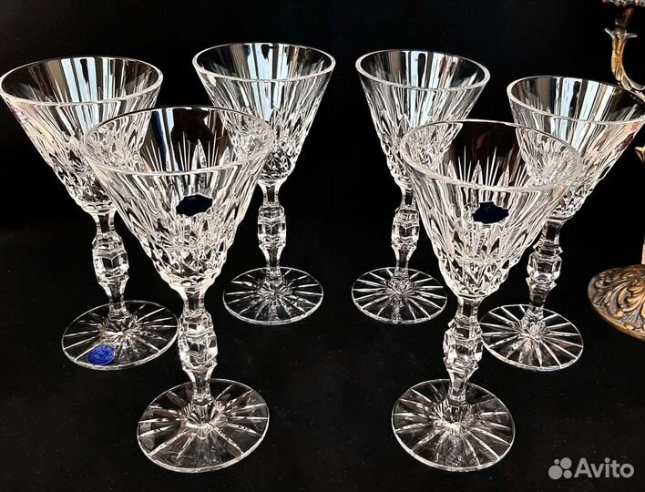Хрустальные фужеры, бокалы гхз 