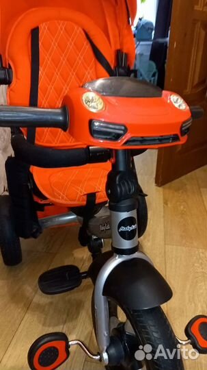 Велосипед с родительской ручкой