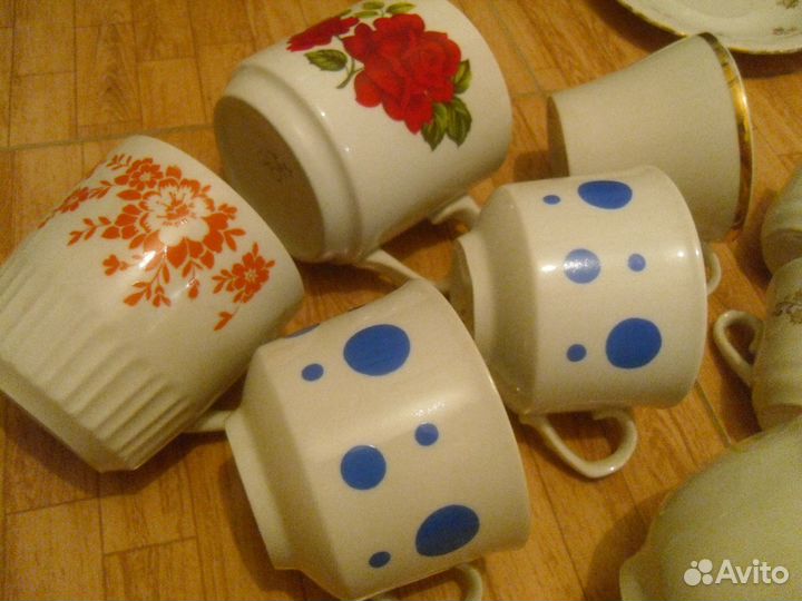 Разные чашки СССР.Набор и поштучно