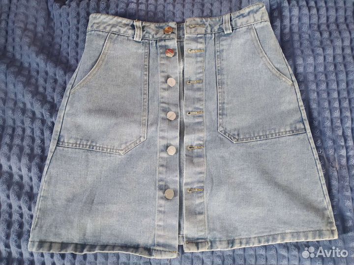 Юбка джинсовая