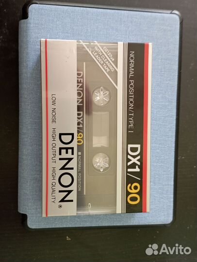 Аудиокассета новая denon