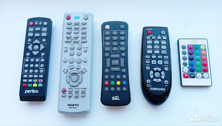 Пульты от разной техники